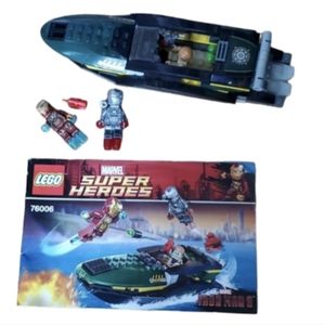 Lego Marvel Super Heroes Iron Man Extremis Sea Port‎ Battle #76006